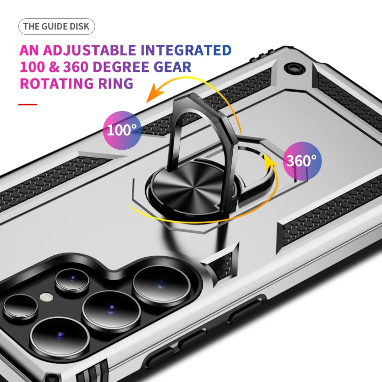 For Samsung Galaxy S25 Ultra 5G Shockproof TPU + PC Phone Case(Silver)