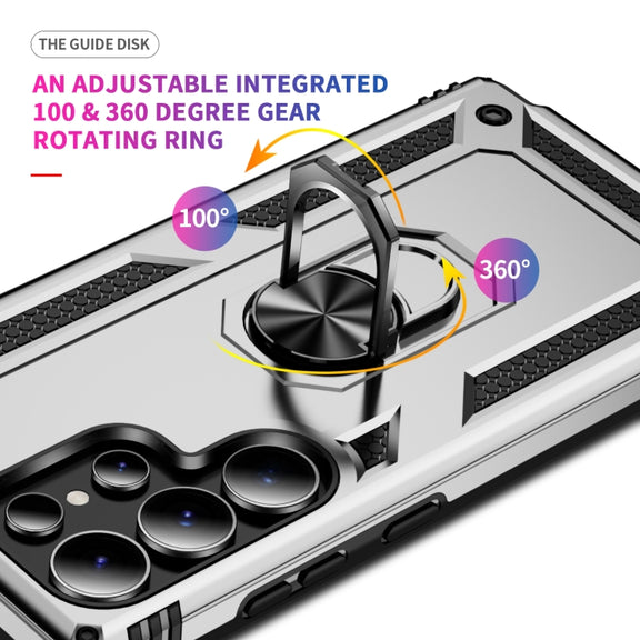 For Samsung Galaxy S25 Ultra 5G Shockproof TPU + PC Phone Case(Silver)