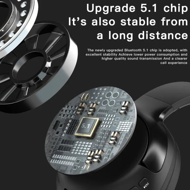 L750 3 in 1 RGB Graffiti Pattern Wireless Gaming Noise Reduction Headset(Black)