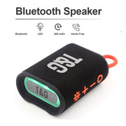 T&G TG396 Outdoor Portable Ambient RGB Light IPX7 Water-resistant Bluetooth Speaker(Army Green)