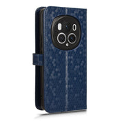 For Honor Magic6 Pro Honeycomb Dot Texture Leather Phone Case(Blue)
