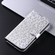 For Honor Magic6 Pro Honeycomb Dot Texture Leather Phone Case(Silver)
