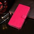 For TP-Link Neffos C9s idewei Crazy Horse Texture Horizontal Flip Leather Case with Holder & Card Slots & Wallet(Rose Red) - More Brand by idewei | Online Shopping South Africa | PMC TechLife | Buy Now Pay Later Mobicred