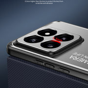 For Xiaomi 14 Frosted Metal Phone Case(Black)