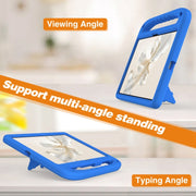 For Honor Pad 9 Handle EVA Shockproof Tablet Case with Holder(Blue)