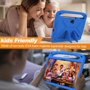 For Honor Pad 9 Handle EVA Shockproof Tablet Case with Holder(Blue)