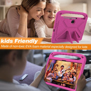 For Honor Pad 9 Handle Portable EVA Shockproof Tablet Case(Rose Red)