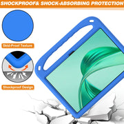 For Honor Pad X8a Handle Portable EVA Shockproof Tablet Case(Blue)
