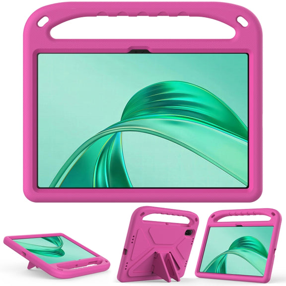 For Honor Pad X8a Handle Portable EVA Shockproof Tablet Case(Rose Red)