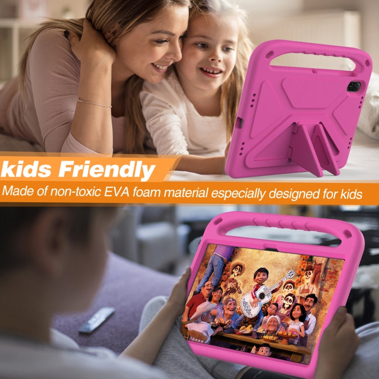 For Honor Pad X8a Handle Portable EVA Shockproof Tablet Case(Rose Red)