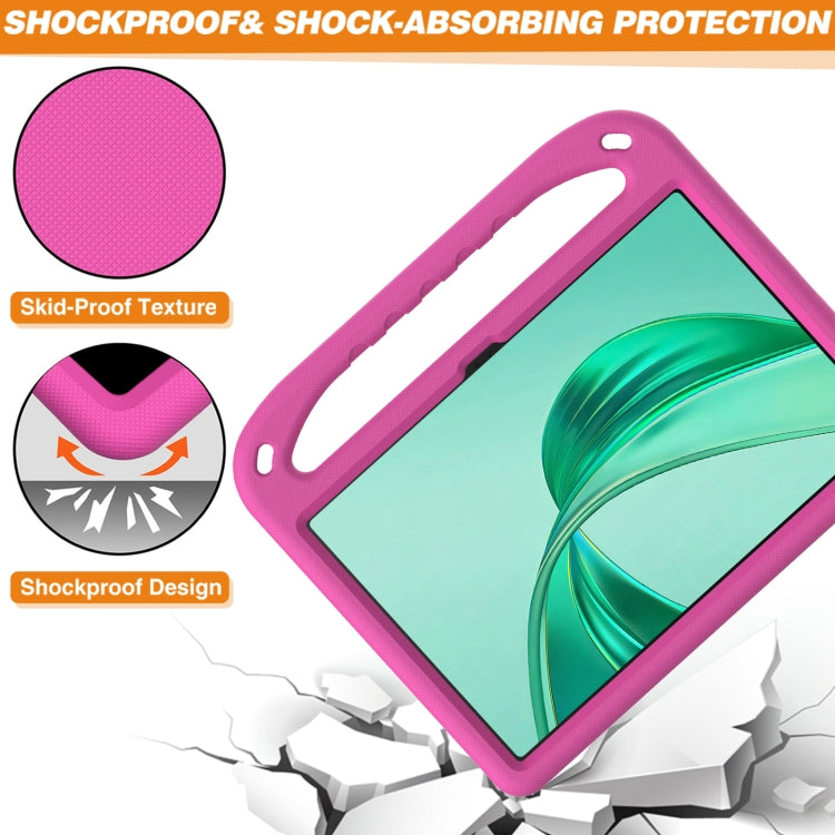 For Honor Pad X8a Handle Portable EVA Shockproof Tablet Case(Rose Red)