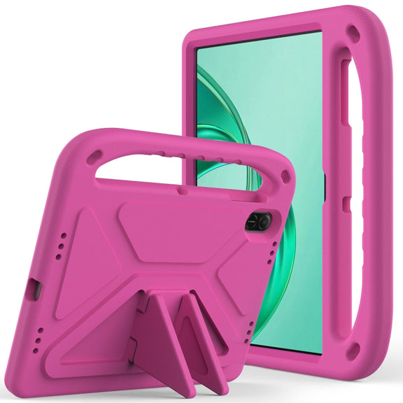 For Honor Pad X8a Handle Portable EVA Shockproof Tablet Case(Rose Red)