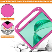 For Honor Pad X8a Handle Portable EVA Shockproof Tablet Case(Rose Red)