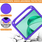 For Honor Pad X8a Handle Portable EVA Shockproof Tablet Case(Purple)