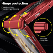 For OPPO Find N3 / OnePlus Open Integrated Frosted Electroplating Full Coverage Phone Case(Red)