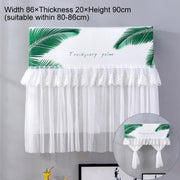 Do Not Take Dust-proof And Anti Direct Blowing Simple Wind Hanging Machine Air Conditioner Moon Cover, Size:Width 80 �� Thickness 20 �� Height 90cm(Plantain Leaves)