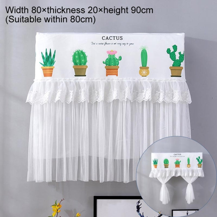 Do Not Take Dust-proof And Anti Direct Blowing Simple Wind Hanging Machine Air Conditioner Moon Cover, Size:Width 80 �� Thickness 20 �� Height 90cm(Small Pot)