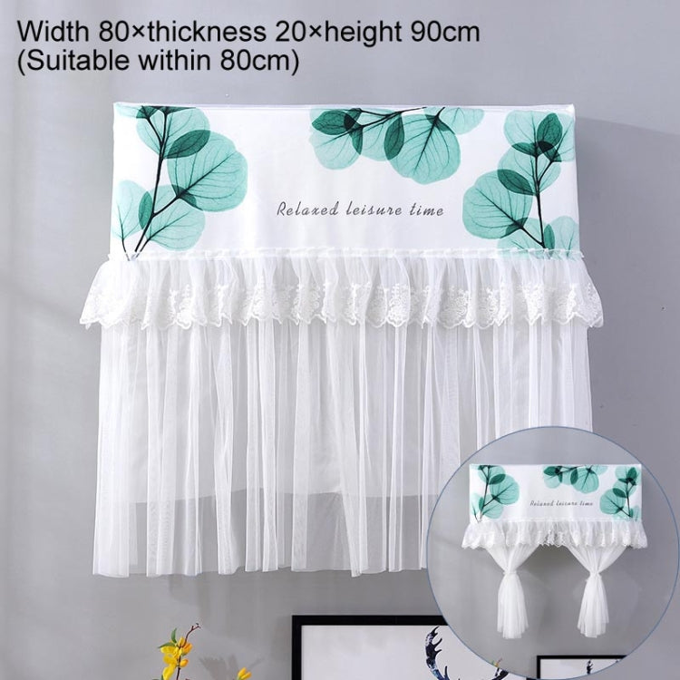 Do Not Take Dust-proof And Anti Direct Blowing Simple Wind Hanging Machine Air Conditioner Moon Cover, Size:Width 80 �� Thickness 20 �� Height 90cm(Round Leaf)