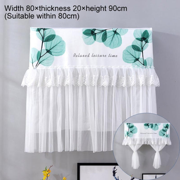 Do Not Take Dust-proof And Anti Direct Blowing Simple Wind Hanging Machine Air Conditioner Moon Cover, Size:Width 80 �� Thickness 20 �� Height 90cm(Round Leaf)