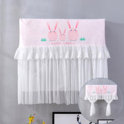 Do Not Take Dust-proof And Anti Direct Blowing Simple Wind Hanging Machine Air Conditioner Moon Cover, Size:Width 86 �� Thickness 20 �� Height 90cm(Pink Chinchilla)