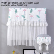 Do Not Take Dust-proof And Anti Direct Blowing Simple Wind Hanging Machine Air Conditioner Moon Cover, Size:Width 86 �� Thickness 20 �� Height 90cm(Flamingo)