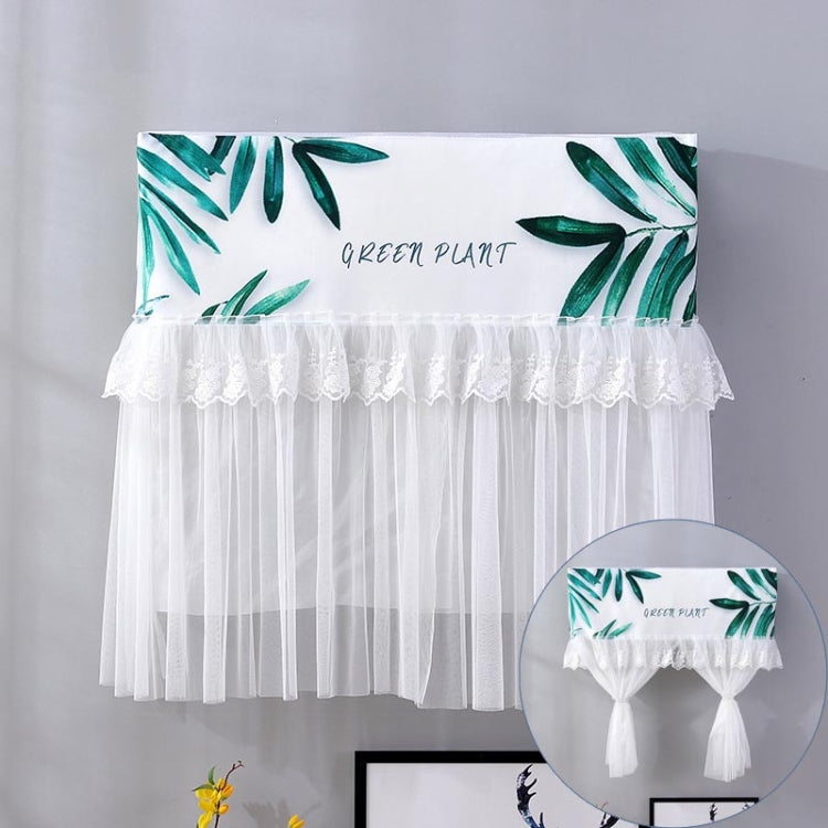 Do Not Take Dust-proof And Anti Direct Blowing Simple Wind Hanging Machine Air Conditioner Moon Cover, Size:Width 86 �� Thickness 20 �� Height 90cm(Green Leaf)