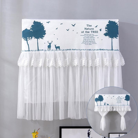 Do Not Take Dust-proof And Anti Direct Blowing Simple Wind Hanging Machine Air Conditioner Moon Cover, Size:Width 86 �� Thickness 20 �� Height 90cm(Shadow Of The Trees)