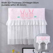Do Not Take Dust-proof And Anti Direct Blowing Simple Wind Hanging Machine Air Conditioner Moon Cover, Size:Width 92 �� Thickness 20 �� Height 90cm(Pink Chinchilla)