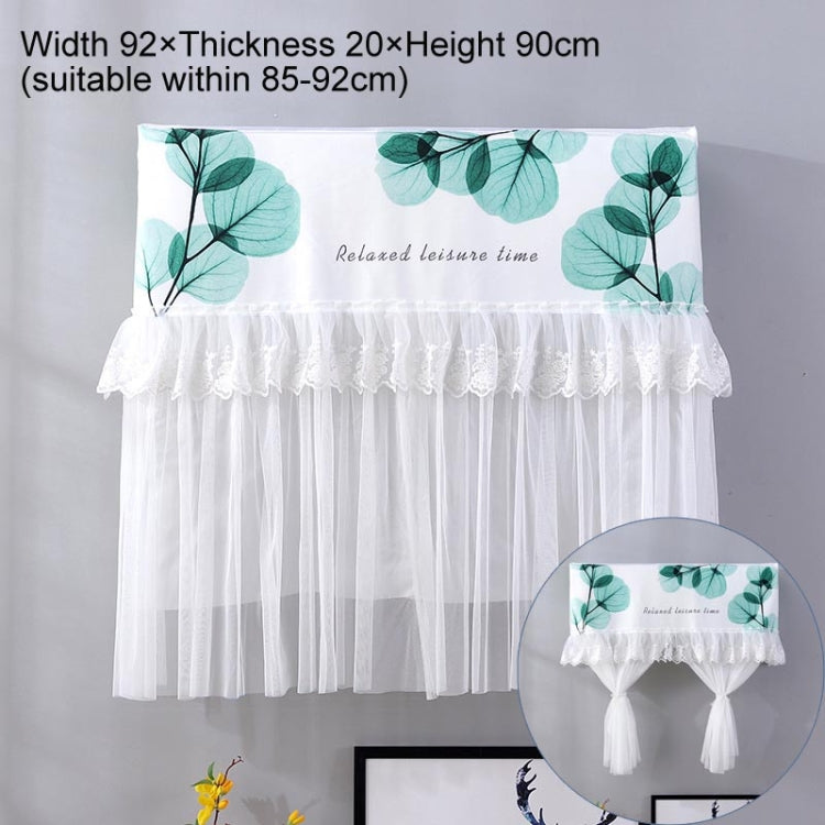 Do Not Take Dust-proof And Anti Direct Blowing Simple Wind Hanging Machine Air Conditioner Moon Cover, Size:Width 92 �� Thickness 20 �� Height 90cm(Round Leaf)