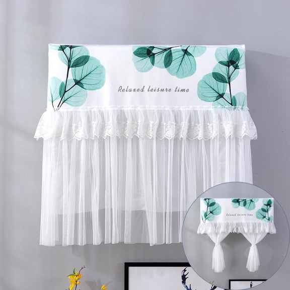 Do Not Take Dust-proof And Anti Direct Blowing Simple Wind Hanging Machine Air Conditioner Moon Cover, Size:Width 92 �� Thickness 20 �� Height 90cm(Round Leaf)