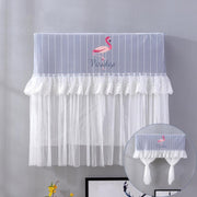 Do Not Take Dust-proof And Anti Direct Blowing Simple Wind Hanging Machine Air Conditioner Moon Cover, Size:Width 98 �� Thickness 20 �� Height 90cm(Striped Flamingo)