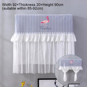 Do Not Take Dust-proof And Anti Direct Blowing Simple Wind Hanging Machine Air Conditioner Moon Cover, Size:Width 98 �� Thickness 20 �� Height 90cm(Striped Flamingo)