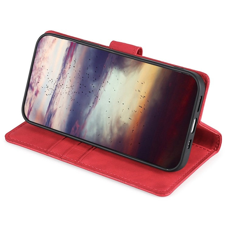 For Motorola Edge 5G 2024 Skin Feel Magnetic Leather Phone Case(Red)