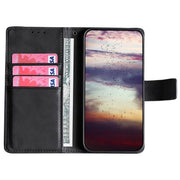 For Motorola Edge 5G 2024 Skin Feel Magnetic Leather Phone Case(Black)
