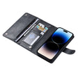 For iPhone 14 Pro Max ViLi GV Series MagSafe Magnetic Zipper Leather Phone Case(Black) - free shipping - PMC TechLife - Order now!