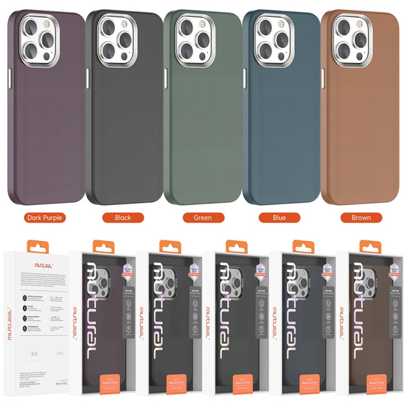 For iPhone 15 Pro Max Mutural Mingdian Series MagSafe Magnetic Phone Case(Dark Purple)