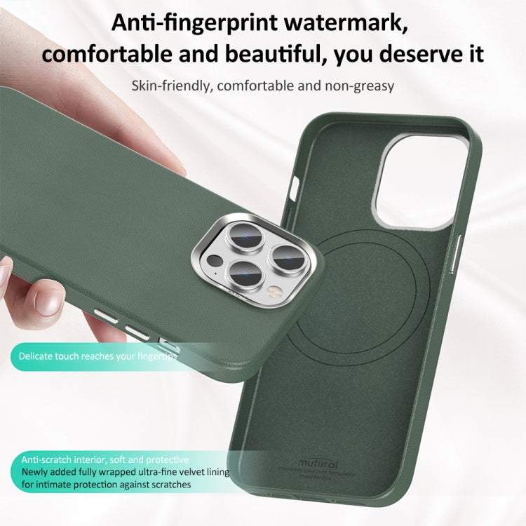 For iPhone 15 Pro Max Mutural Mingdian Series MagSafe Magnetic Phone Case(Dark Purple)