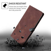 For Honor Magic6 Pro Skin Feel Magnetic Leather Phone Case(Dark Brown)