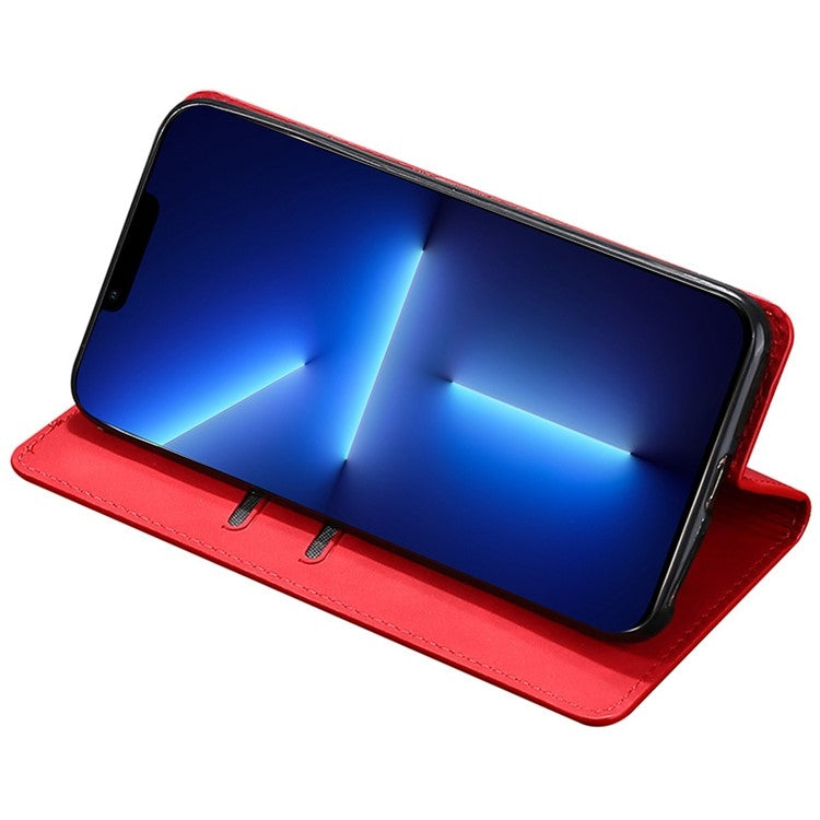 For Honor Magic6 Pro Skin Feel Magnetic Leather Phone Case(Red)