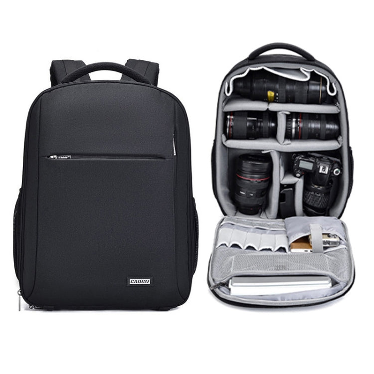 CADeN W9 Travel Lens Pouch Bag Drone Camera Backpack Bag(Black)