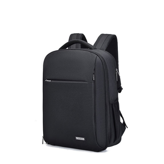 CADeN W9 Travel Lens Pouch Bag Drone Camera Backpack Bag(Black)