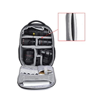 CADeN W9 Travel Lens Pouch Bag Drone Camera Backpack Bag(Black)