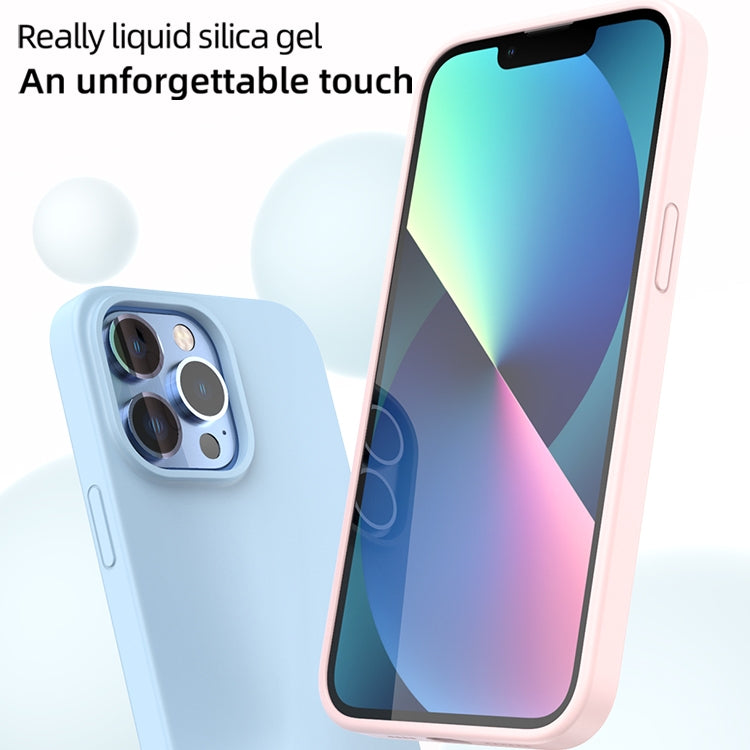 For iPhone 15 Pro Max Mutural Yuemu Series Liquid Silicone Phone Case(Light Blue)