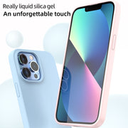 For iPhone 15 Pro Max Mutural Yuemu Series Liquid Silicone Phone Case(Light Blue)