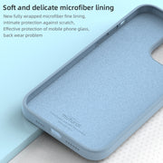 For iPhone 15 Pro Max Mutural Yuemu Series Liquid Silicone Phone Case(Light Blue)