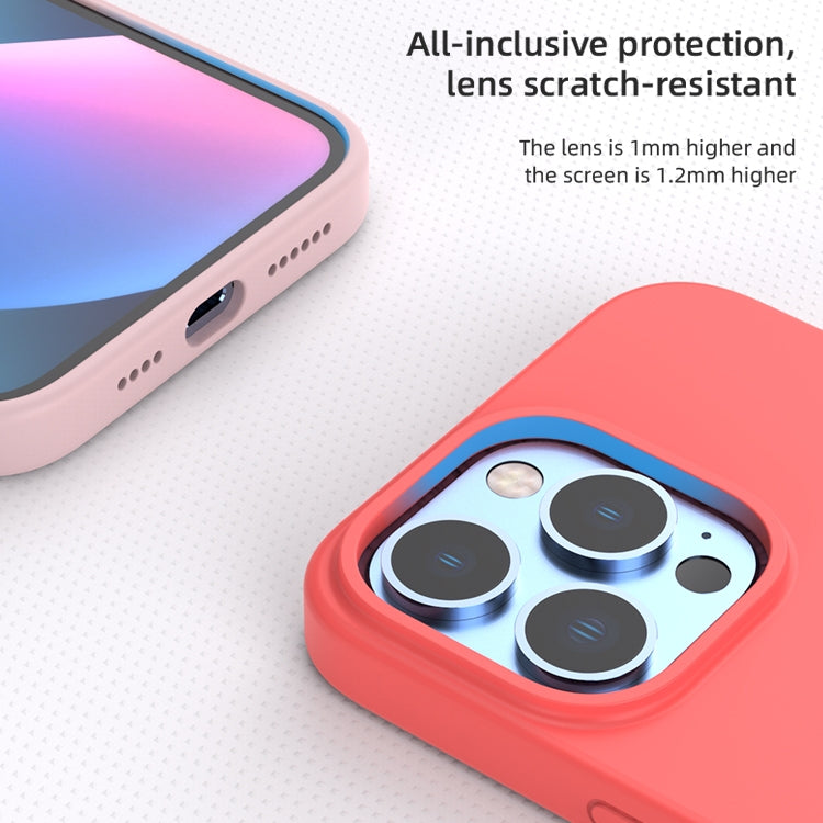 For iPhone 15 Pro Max Mutural Yuemu Series Liquid Silicone Phone Case(Light Blue)