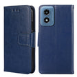 For Motorola Moto G Play 4G 2024 Crystal Texture Leather Phone Case(Royal Blue) - Motorola Cases by PMC Jewellery | Online Shopping South Africa | PMC Jewellery | Buy Now Pay Later Mobicred