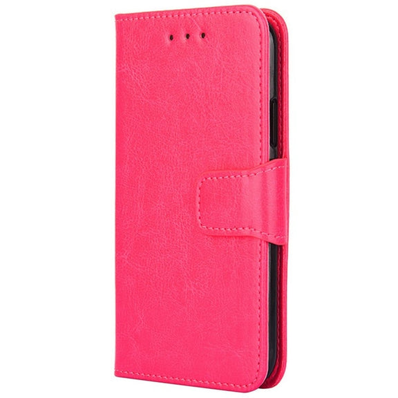 For Motorola Edge 5G 2024 Crystal Texture Leather Phone Case(Rose Red)