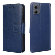 For Motorola Edge 5G 2024 Crystal Texture Leather Phone Case(Royal Blue)