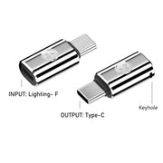 PD27W USB-C / Type-C to 8 Pin Adapter(Silver)